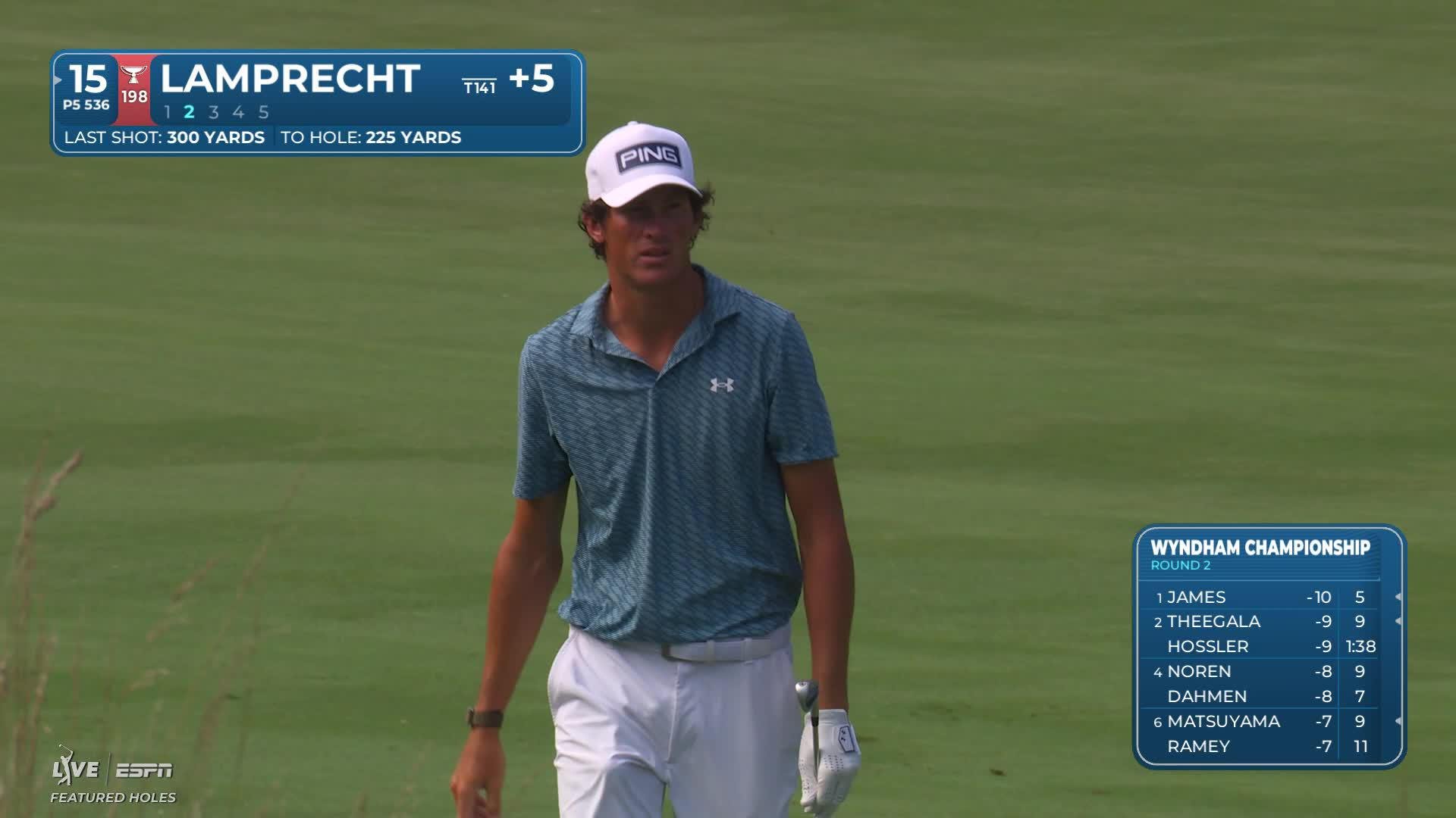 Christo Lamprecht reaches par-5 No. 15 in two, makes birdie at Wyndham
