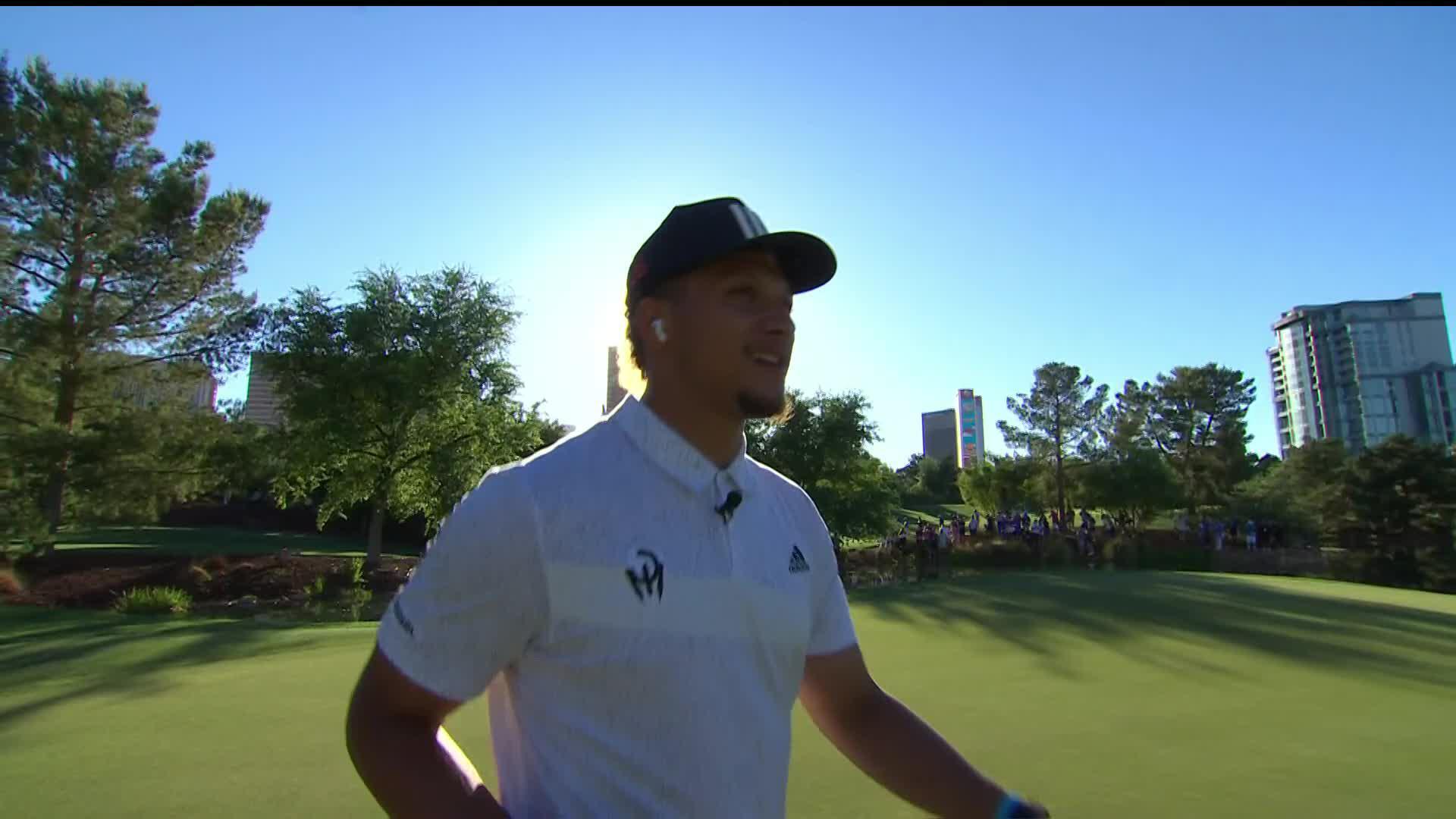 Patrick Mahomes, Travis Kelce win celebrity golf match against Steph Curry,  Klay Thompson - NBC Sports