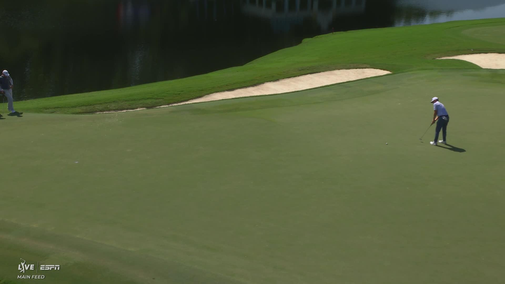 Mackenzie Hughes reaches par-5 No. 15 in two, makes birdie at Wyndham
