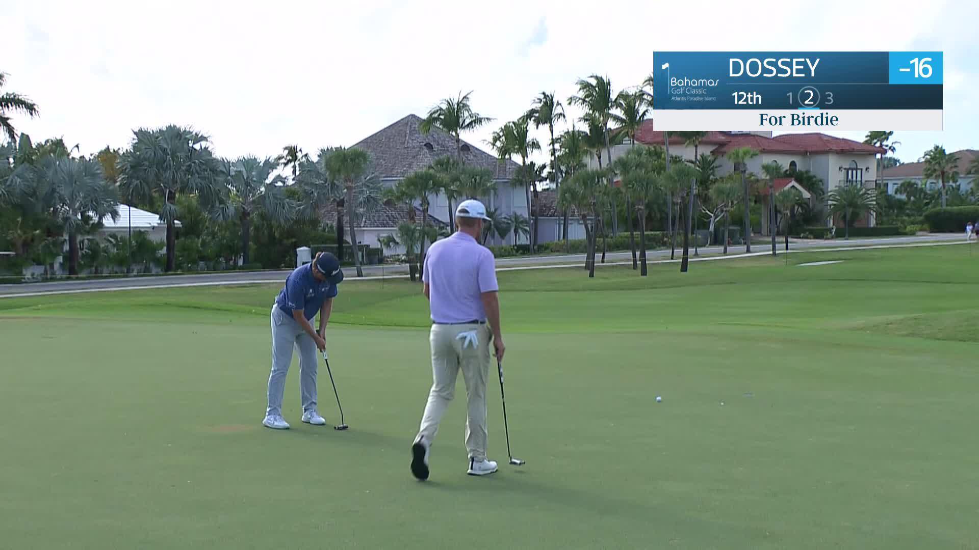 Cooper Dossey makes birdie on No. 12 at Bahamas Classic Atlantis