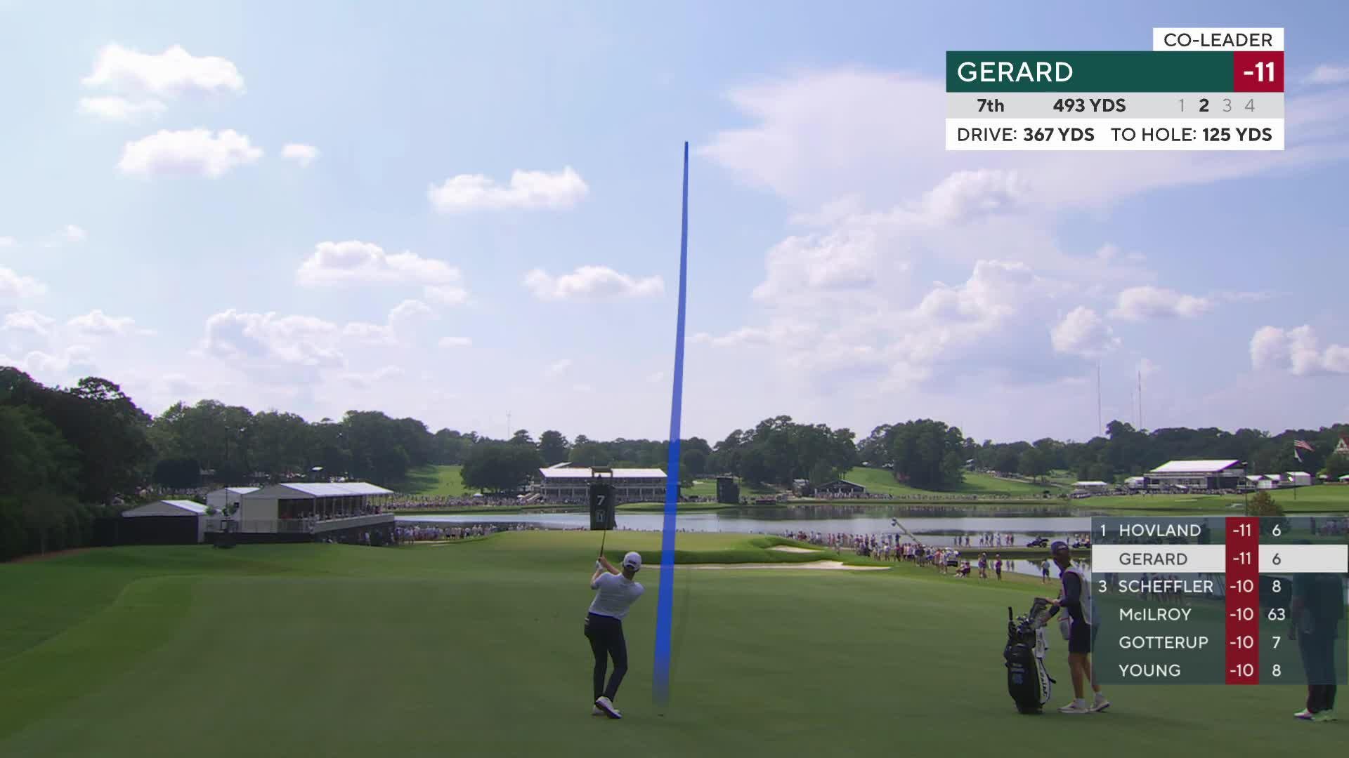 Ryan Gerard's 126-yard approach sets up birdie on No. 7 at TOUR Championship