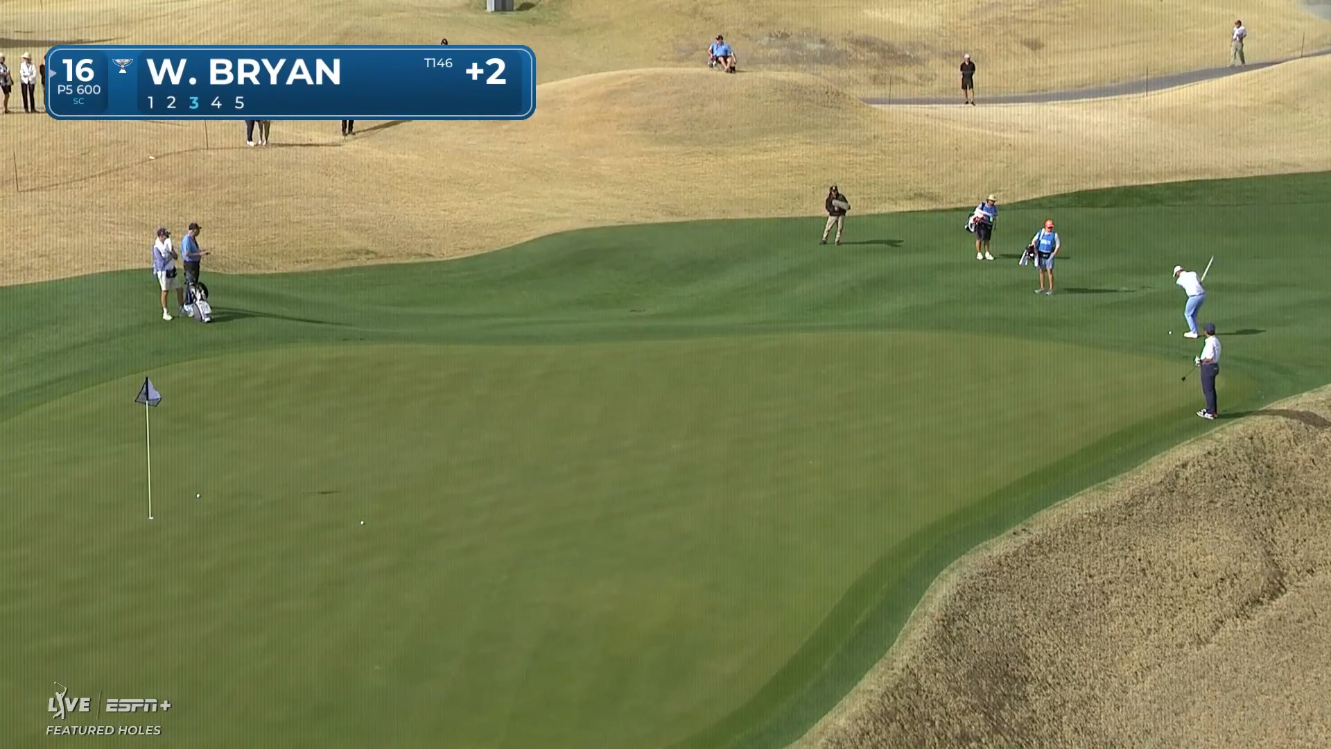 Wesley Bryan gets up-and-down for birdie at The American Express