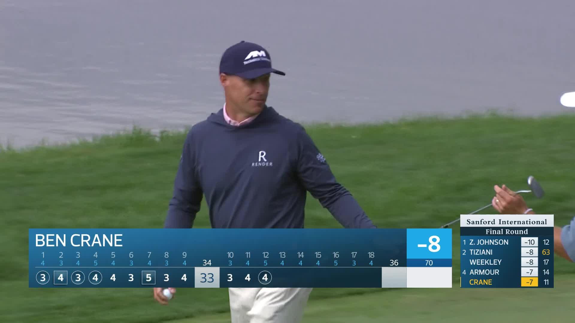 Ben Crane makes birdie on No. 12 at Sanford International