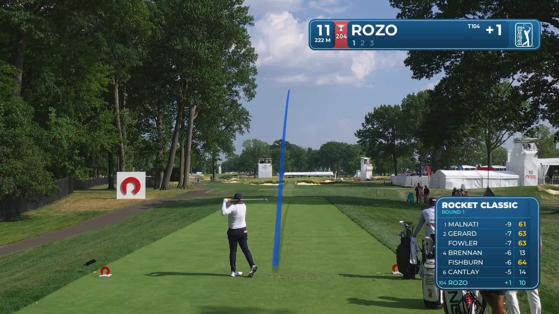 Marcelo Rozo hits tee shot to 5 feet, sets up birdie on No. 11 at Rocket Classic
