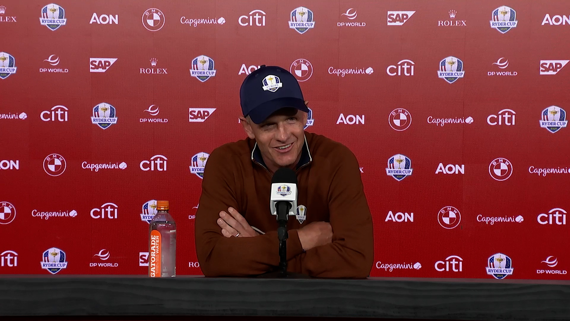 Luke Donald on Team Europe’s record lead at Ryder Cup