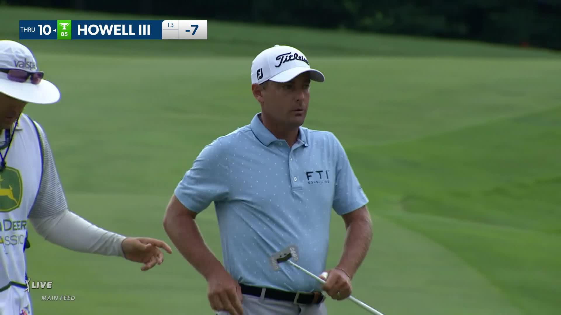Charles Howell III crafty bunker play yields birdie at John Deere