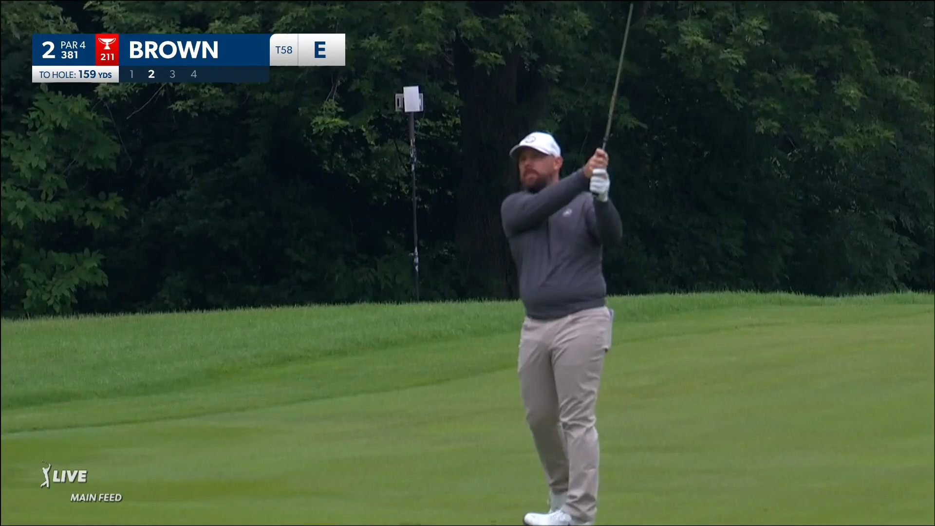Scott Brown sticks approach to set up birdie at RBC Canadian