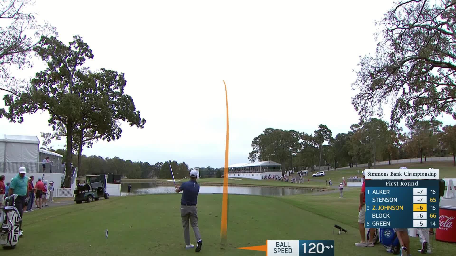 Zach Johnson makes birdie on No. 17 at Simmons Bank Championship