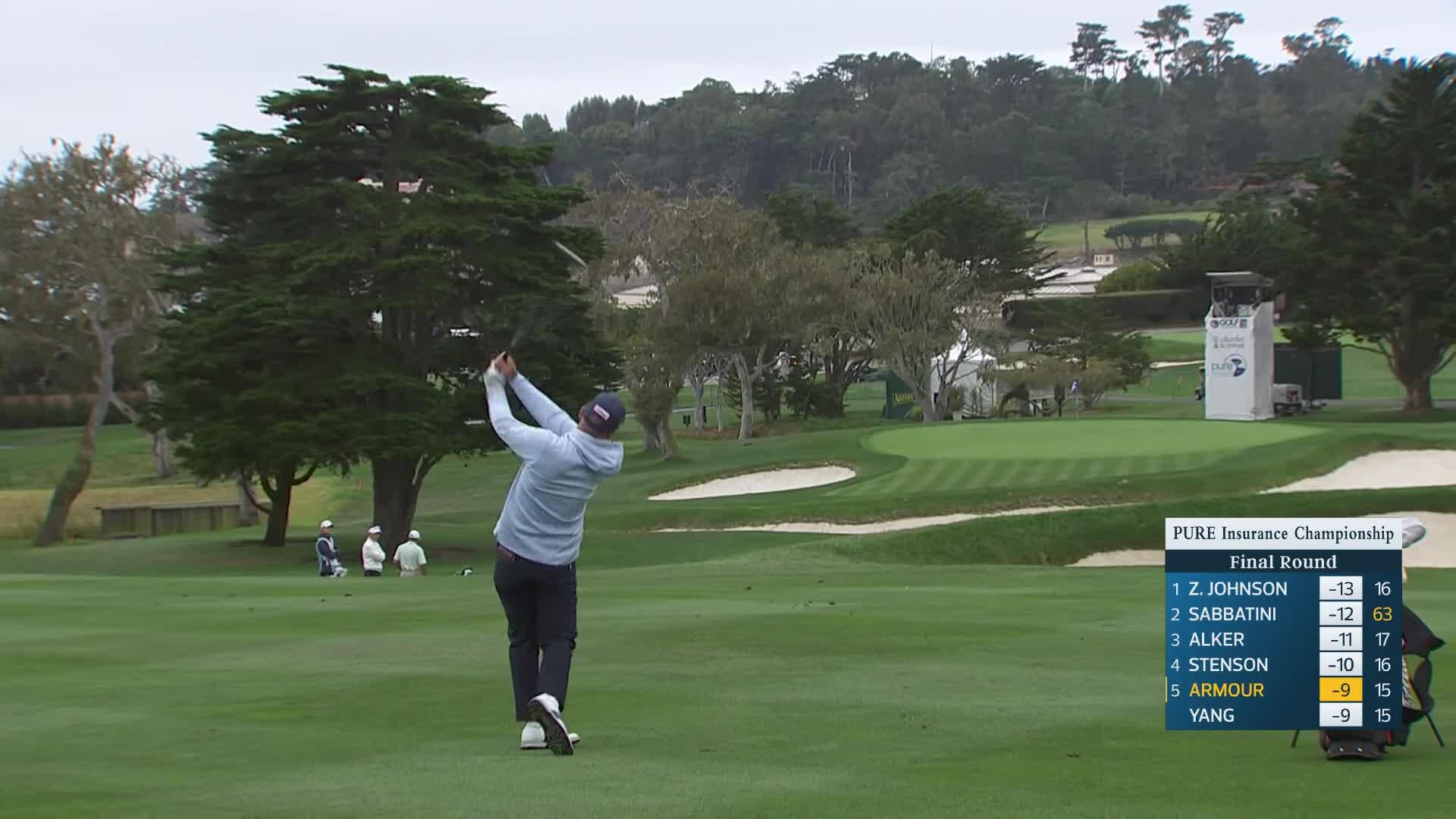 Ryan Armour makes birdie on No. 16 at PURE Insurance Championship