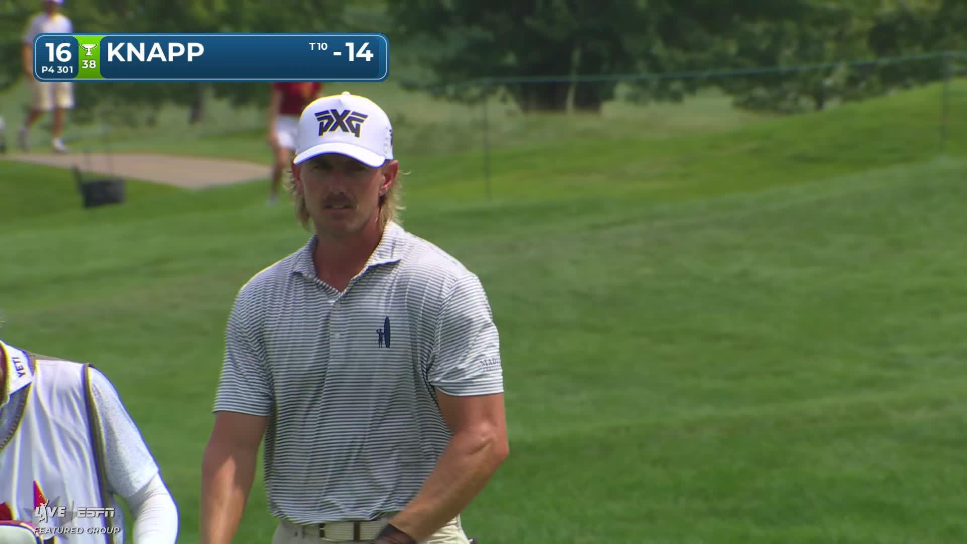 Jake Knapp makes birdie on No. 16 at 3M Open