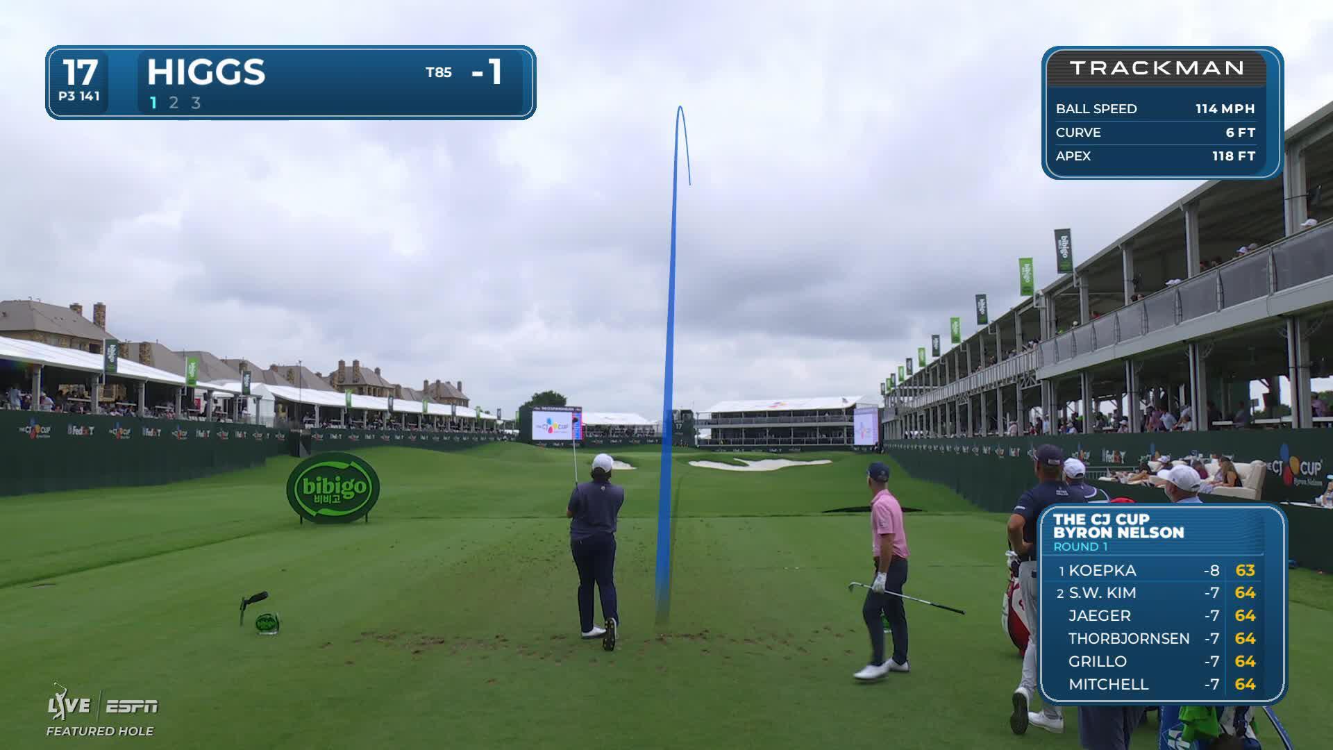 Harry Higgs makes birdie on No. 17 at THE CJ CUP