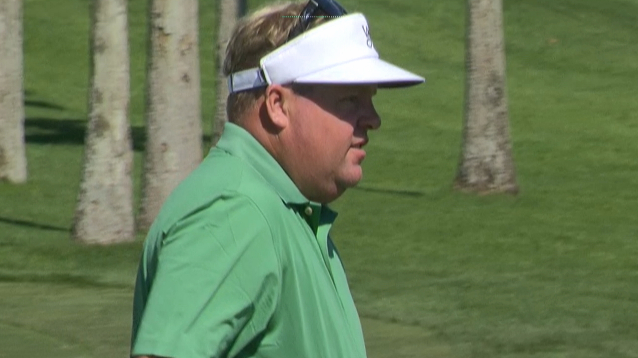 Carl Pettersson is rewarded with a birdie at Honda