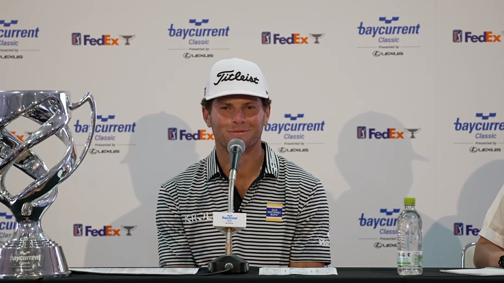 Michael Brennan’s news conference after winning Baycurrent