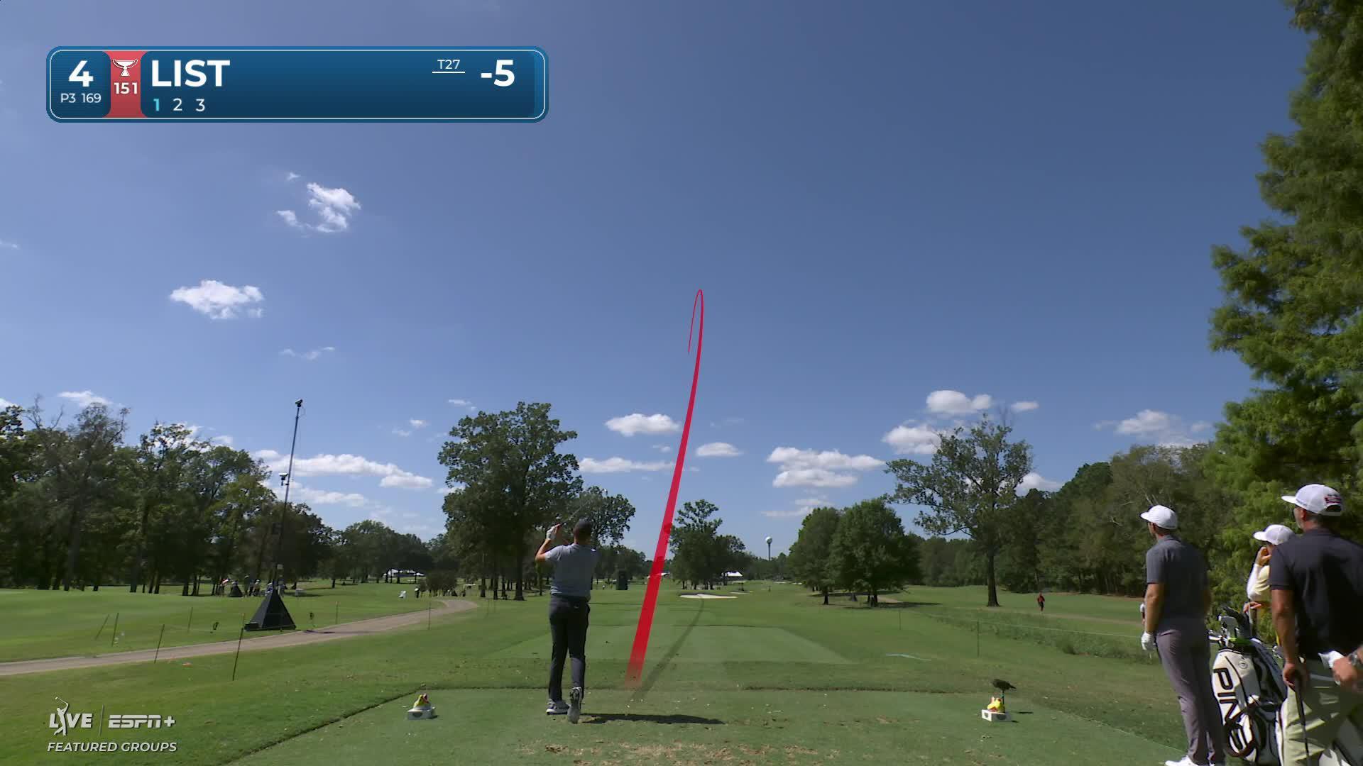 Luke List gets close off the tee, sets up birdie at Sanderson Farms