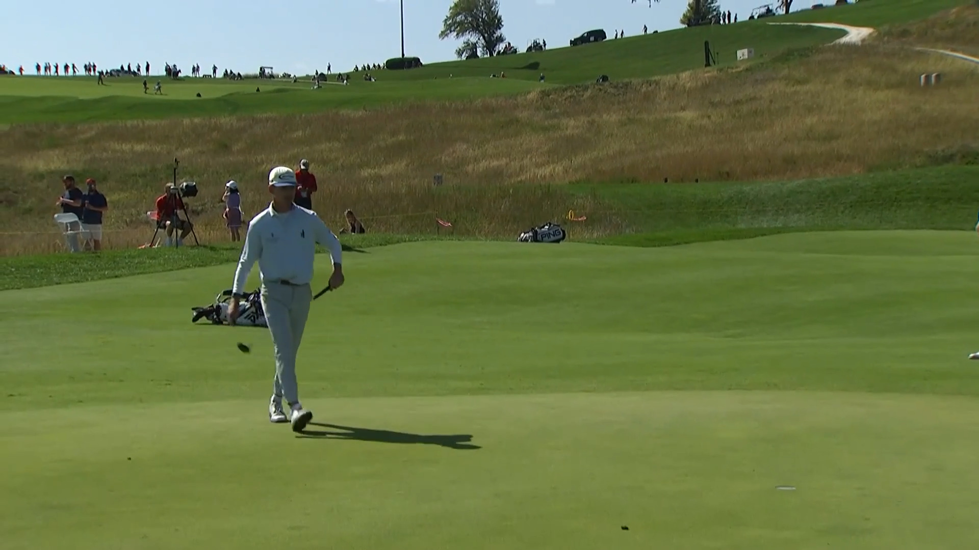 Sam Bennett holes 14-footer for birdie at Korn Ferry Tour Champ