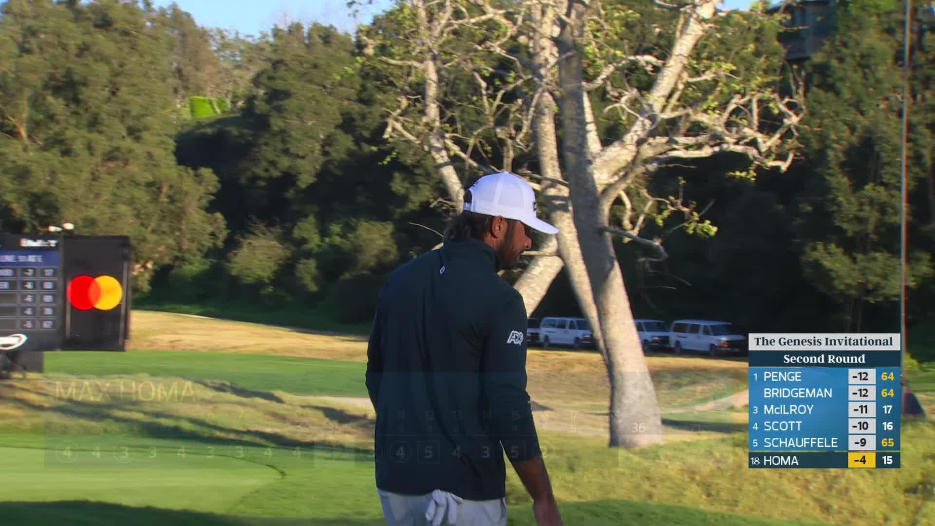Max Homa sinks 18-foot birdie putt on No. 16 at The Genesis