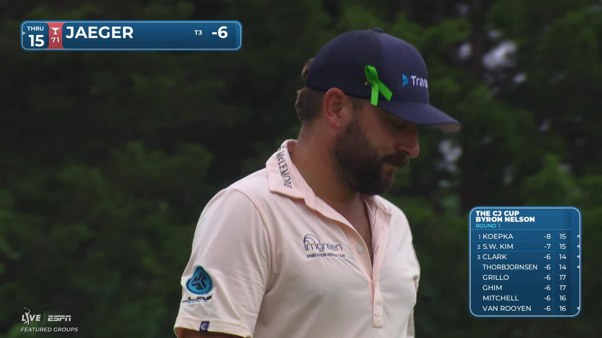 Stephan Jaeger makes birdie on No. 6 at THE CJ CUP