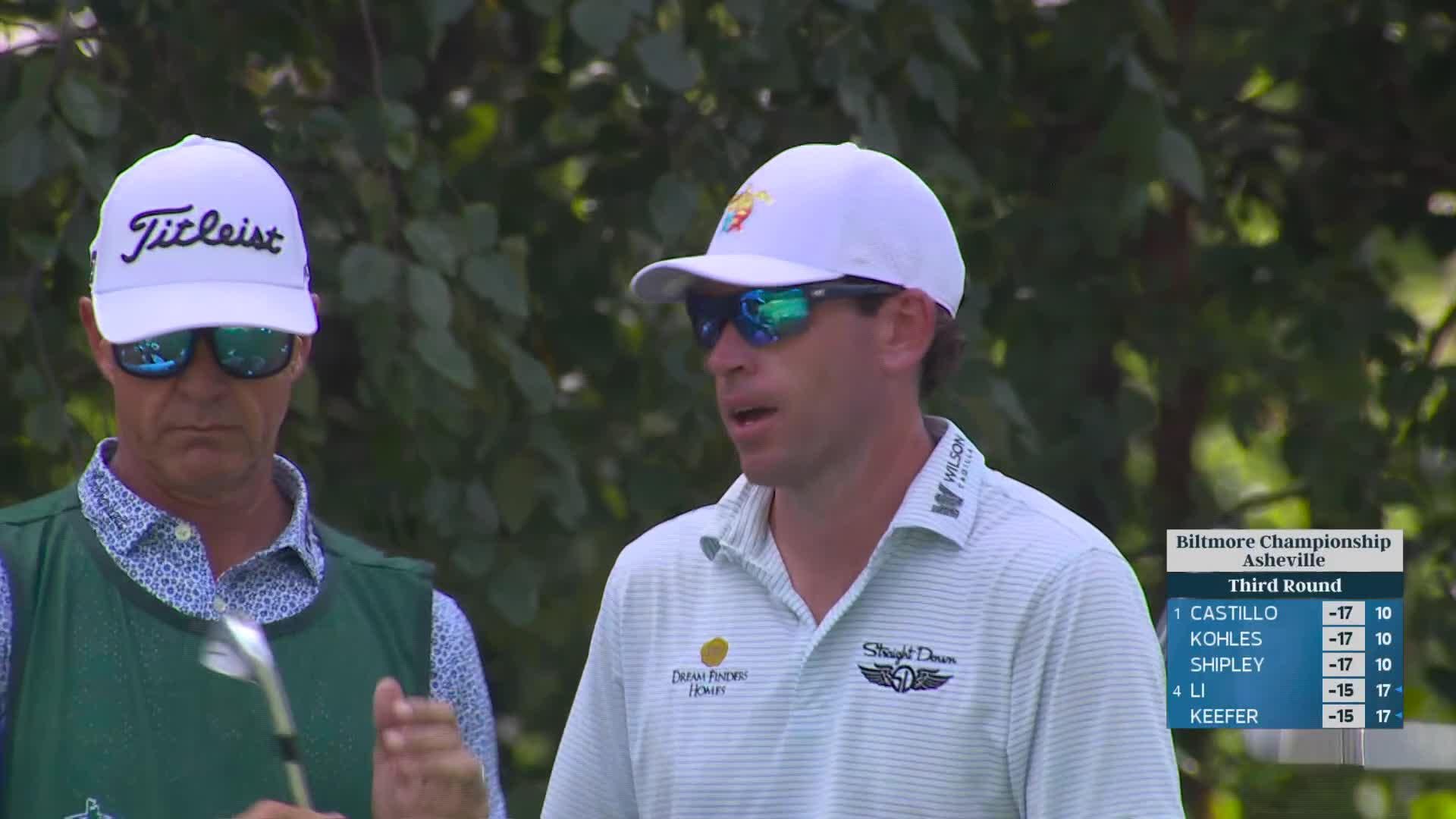 Ben Kohles hits tee shot to 10 feet, sets up birdie on No. 11 at Biltmore Championship