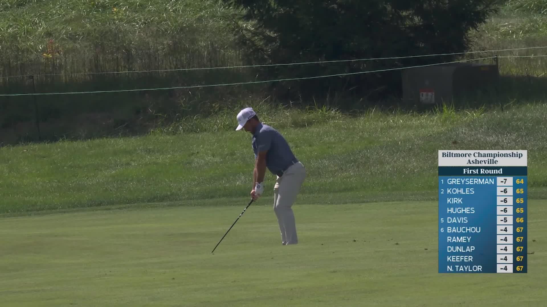 Denny McCarthy reaches par-5 No. 15 in two, makes birdie at Biltmore Championship