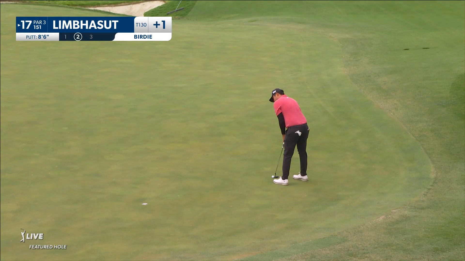 KK Limbhasut makes birdie on No. 17 at CJ CUP Byron Nelson