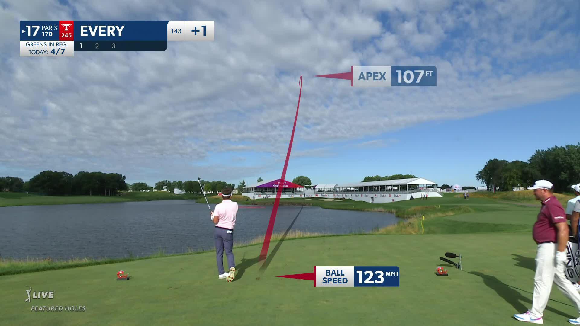 Matt Every sticks tee shot to set up birdie at 3M Open