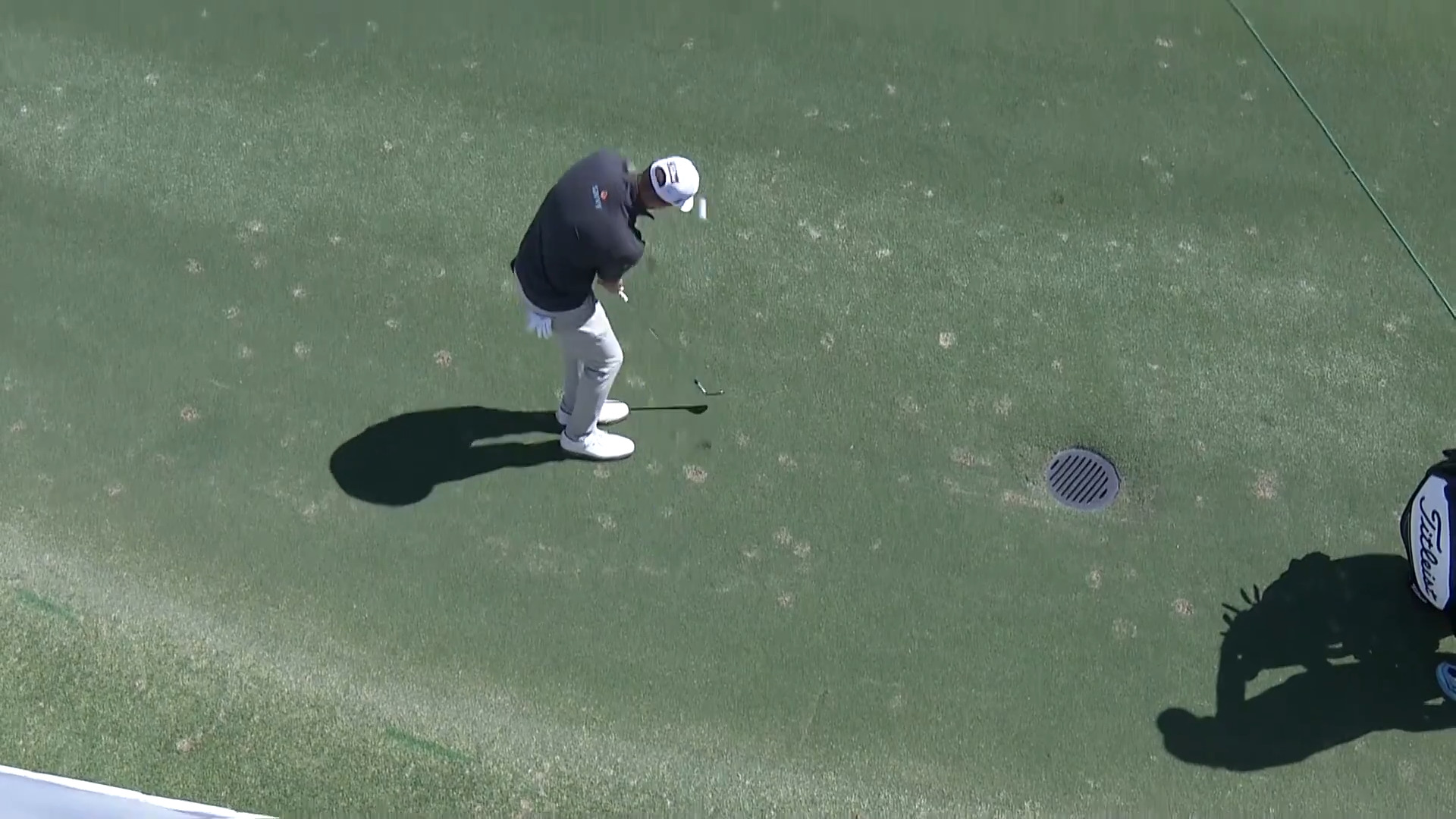 T.J. Vogel chips in for birdie at Club Car Championship