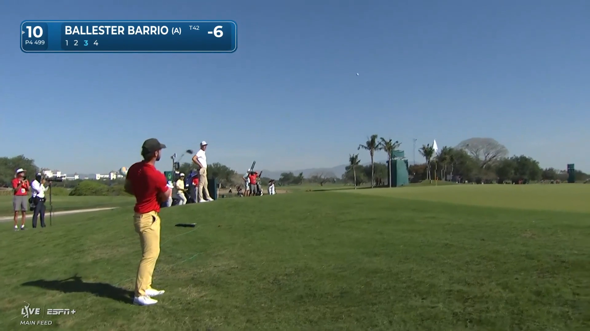 Jose Luis Ballester Barrio holes out from rough for birdie at Mexico Open