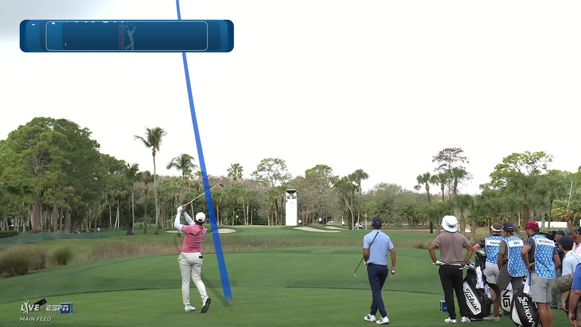 Matthieu Pavon hits 194-yard tee shot to 7 feet, sets up birdie