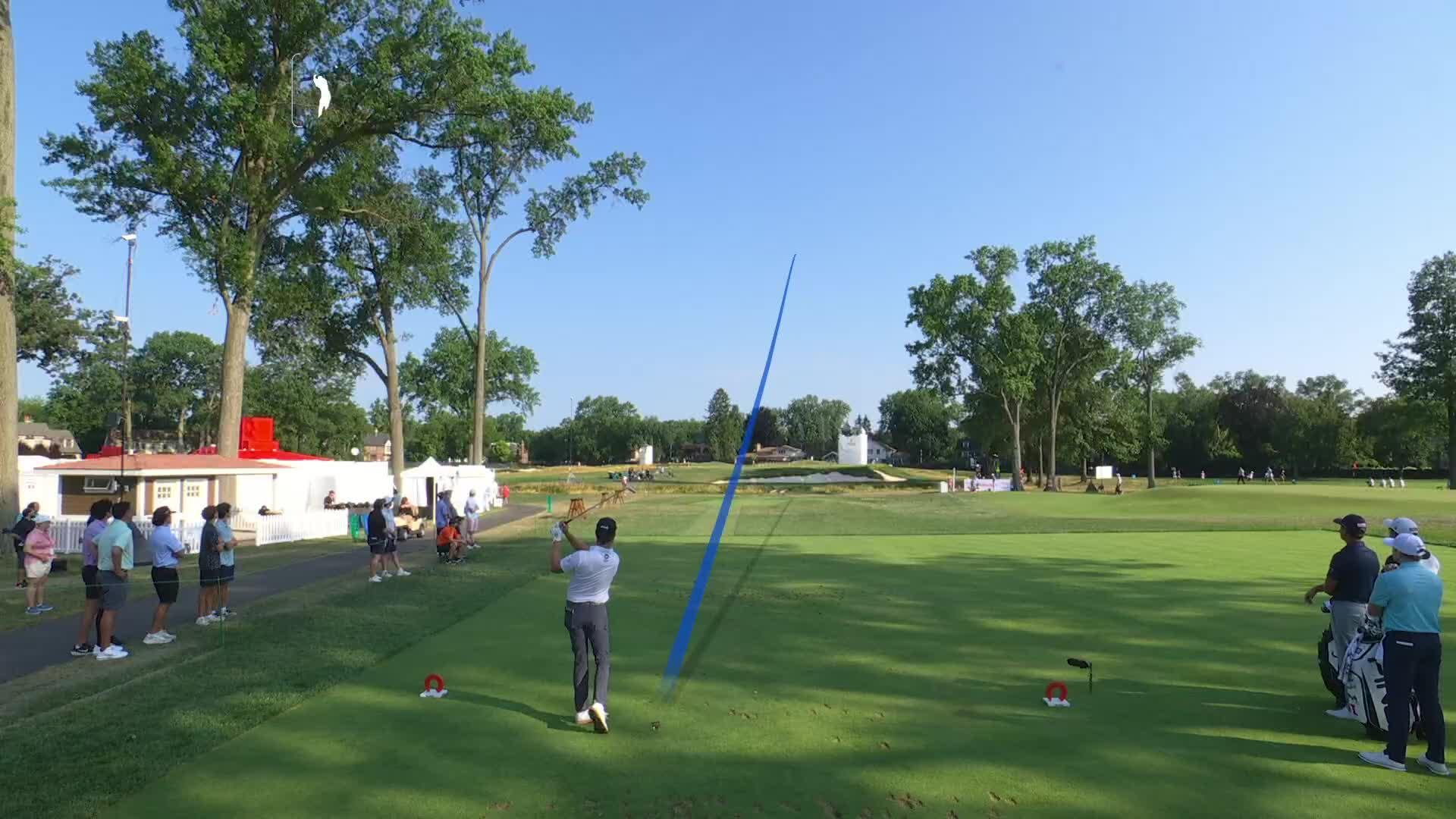 Harris English hits tee shot to 11 feet, sets up birdie on No. 5 at Rocket Classic