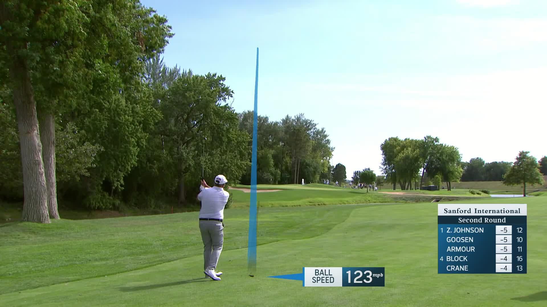 Ricardo Gonzalez makes eagle putt on No. 12 at Sanford International