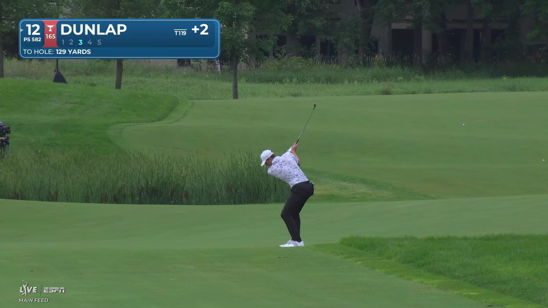 Nick Dunlap gets up-and-down from 128 yards for birdie at 3M Open