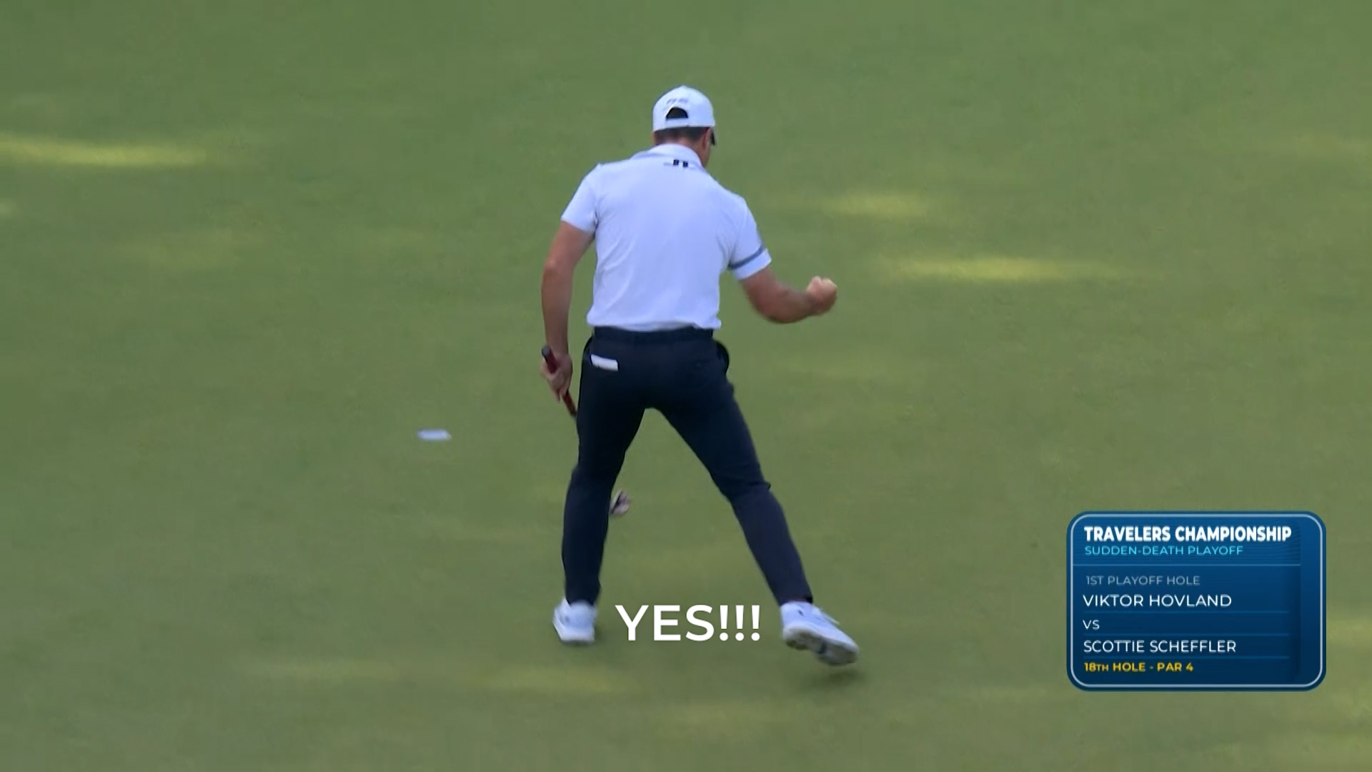 Norwegian broadcasters hyped for Viktor Hovland’s playoff victory at Travelers