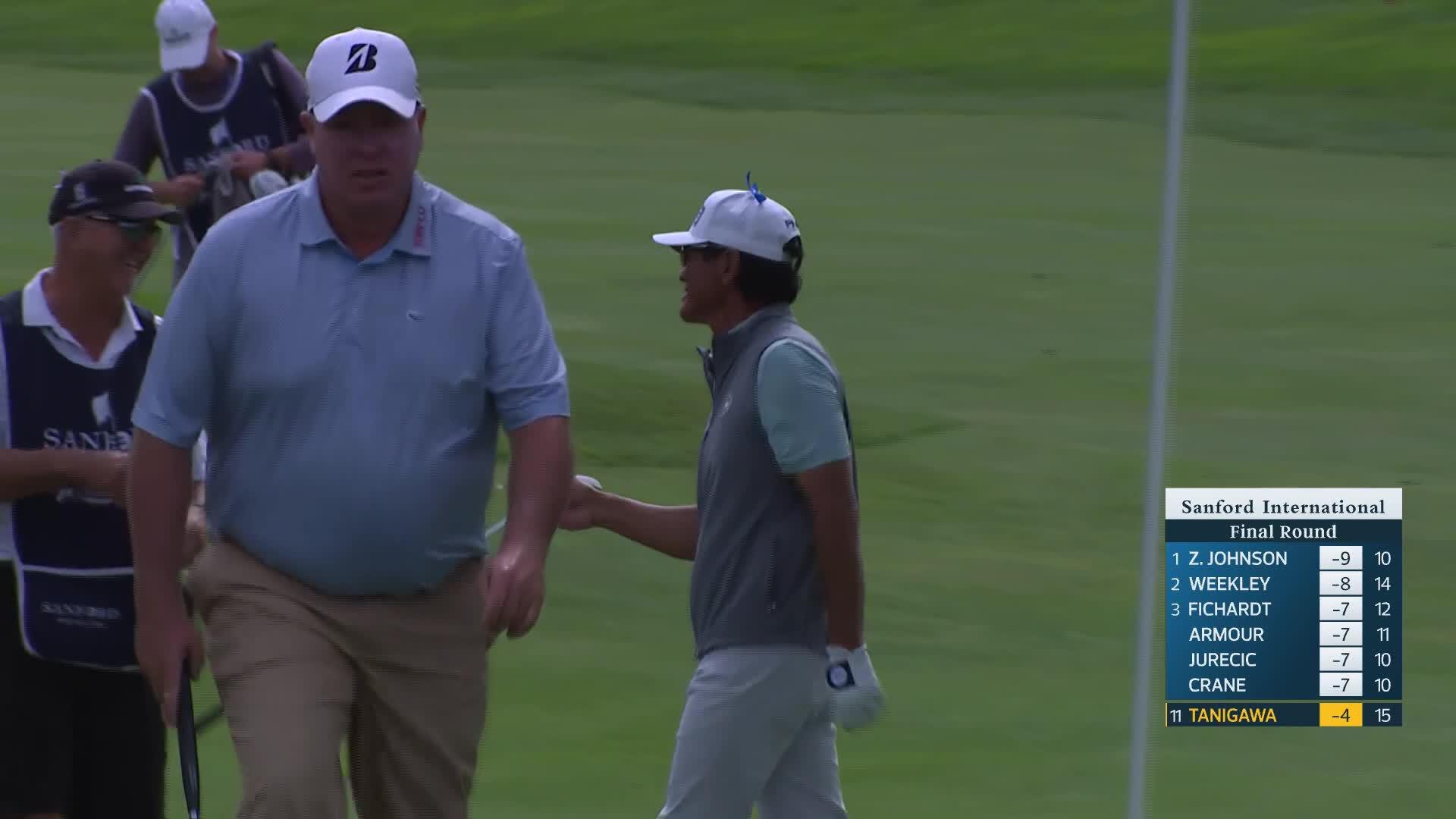 Ken Tanigawa makes Eagle on No. 15 at Sanford International