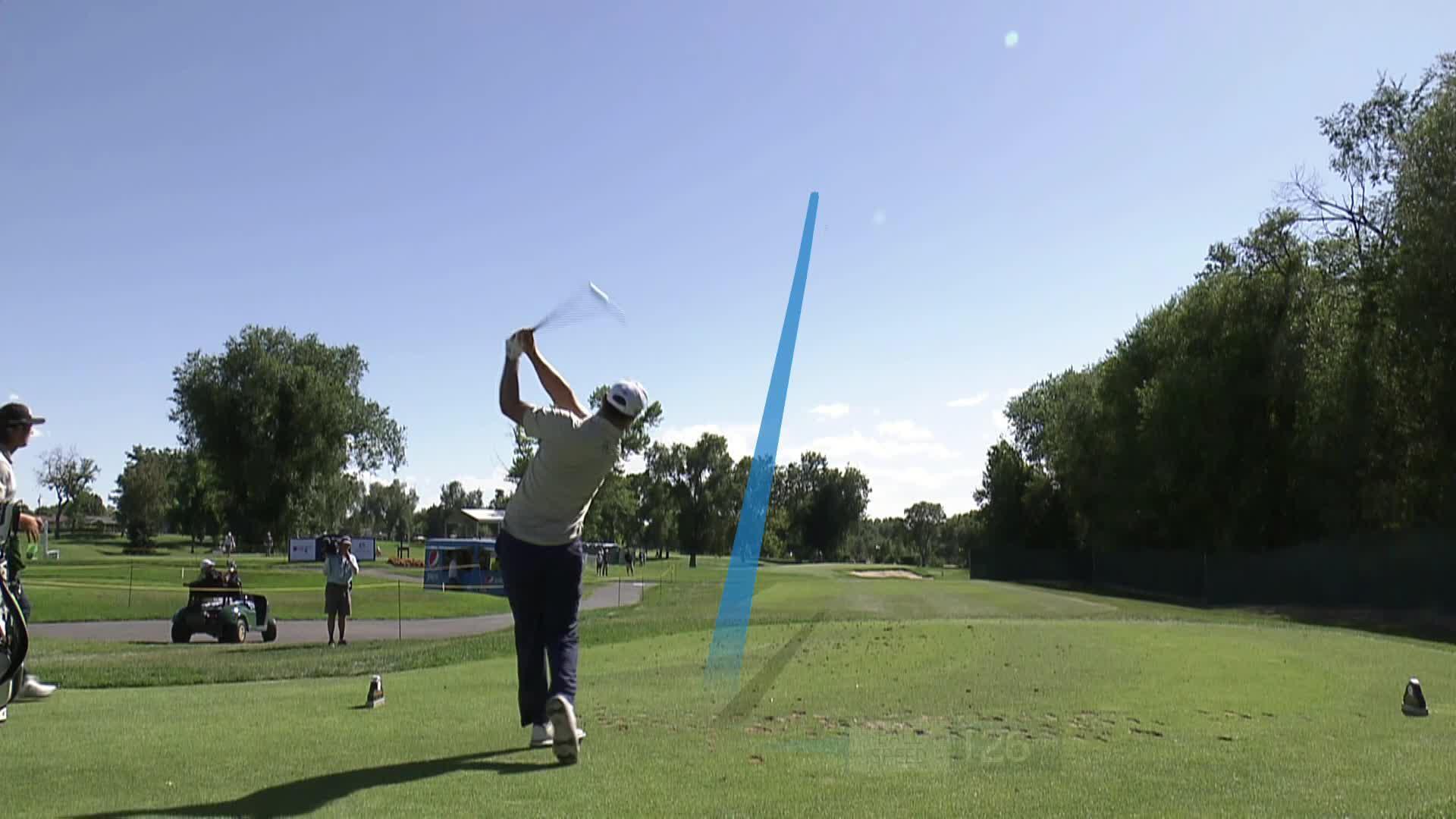 Jeremy Gandon makes birdie on No. 11 at Utah Championship