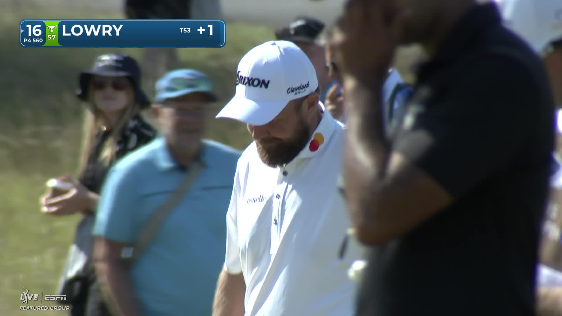 Shane Lowry's 173-yard approach sets up birdie on No. 16 at Genesis Scottish Open