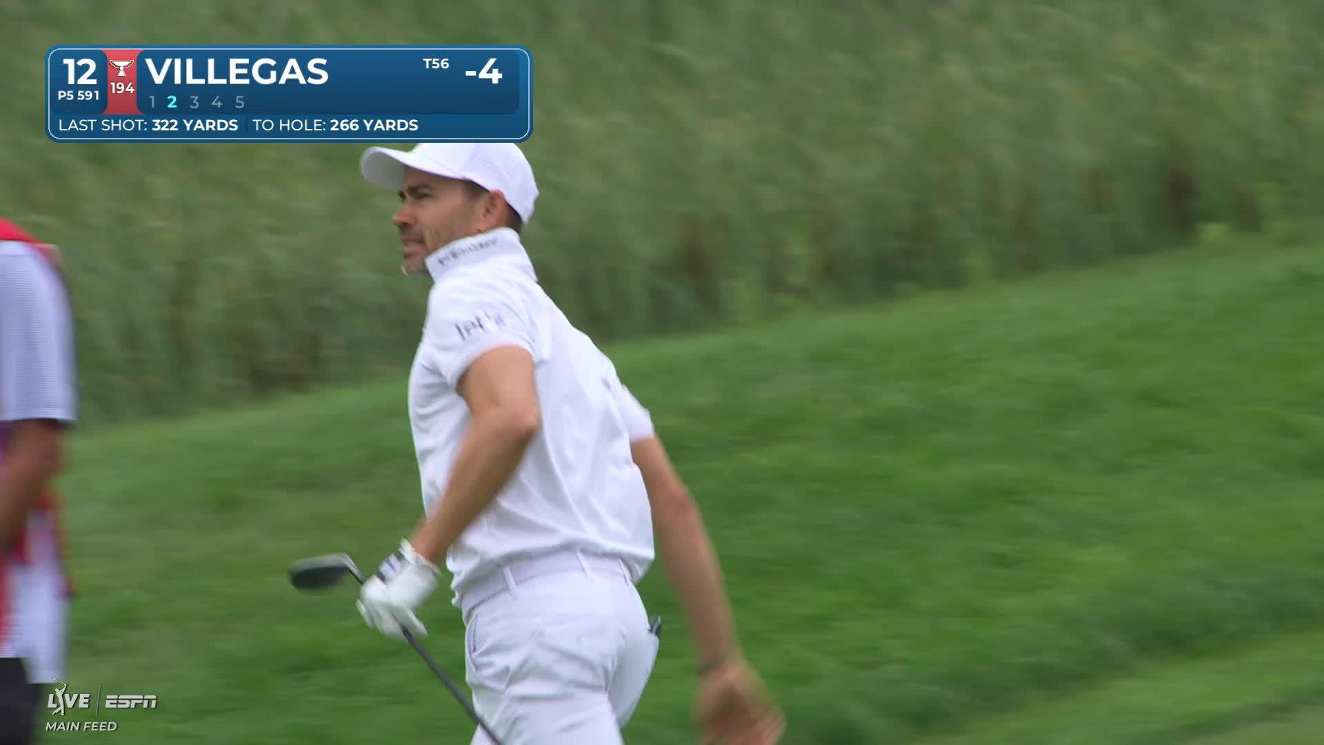 Camilo Villegas reaches par-5 No. 12 in two, makes birdie at 3M Open