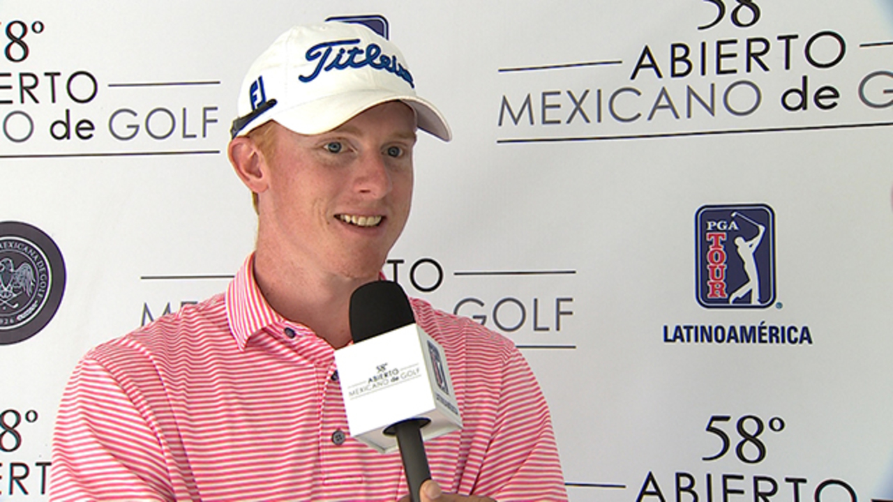 Wesley McClaim interview after Round 3 of the Abierto Mexicano de Golf