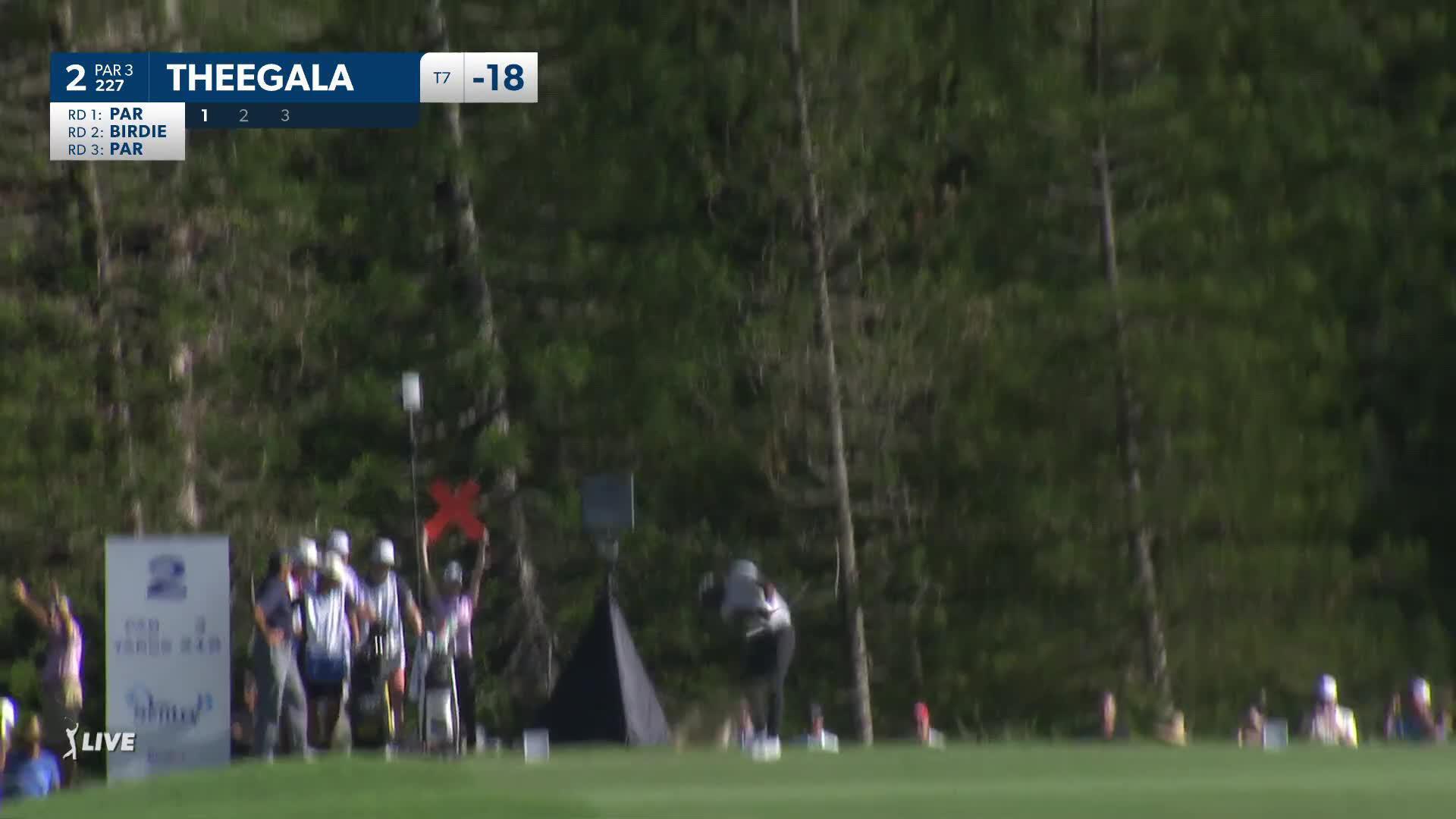 Sahith Theegala lips out a hole-in-one at Sentry