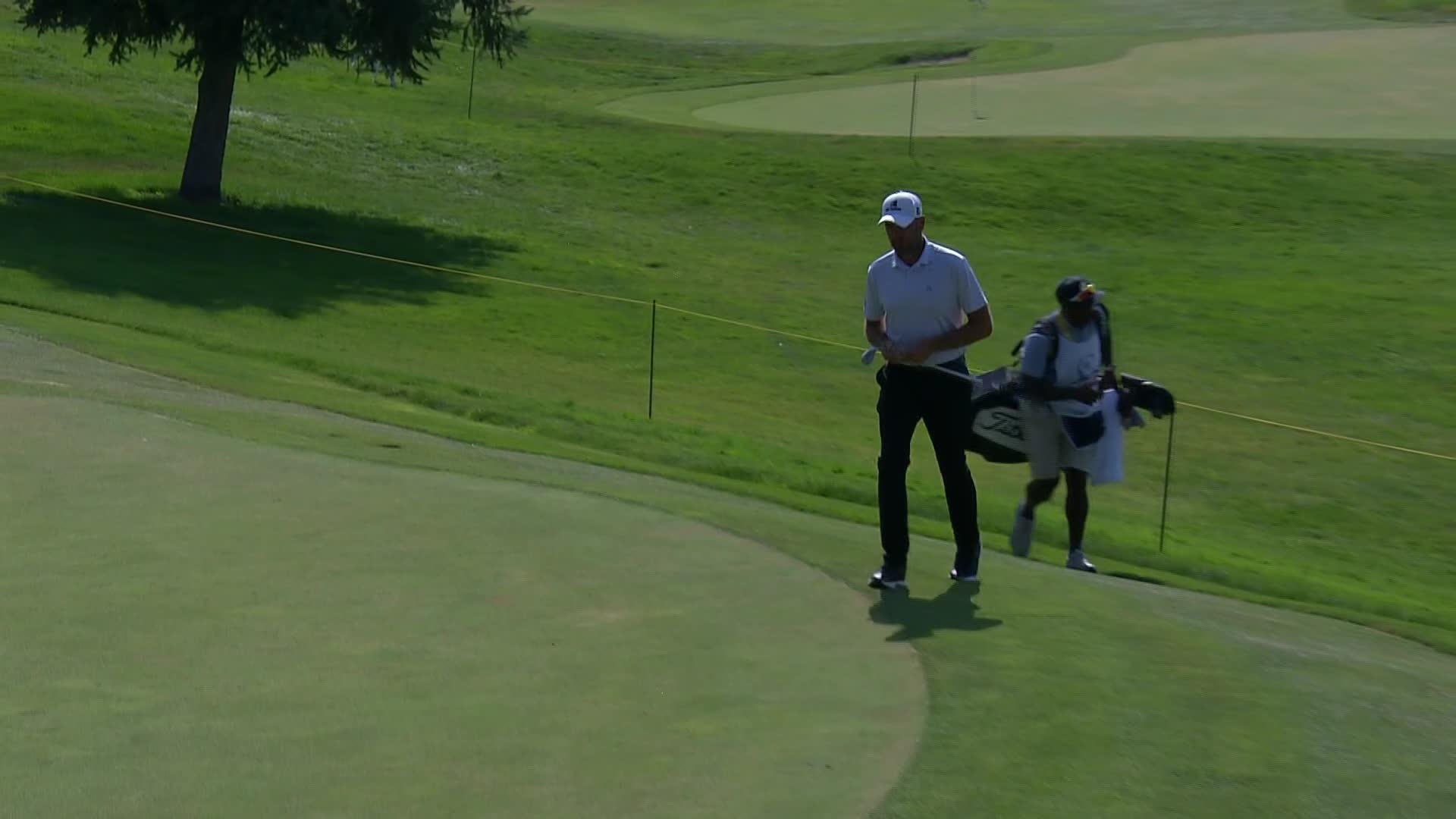 Troy Merritt makes birdie on No. 16 at Utah Championship