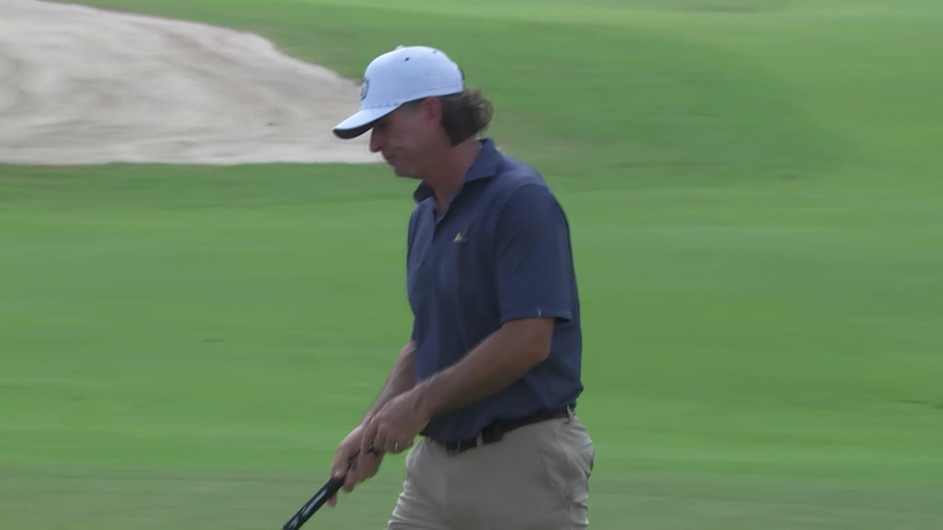 Mathew Goggin makes birdie on No. 9 at Constellation FURYK & FRIENDS