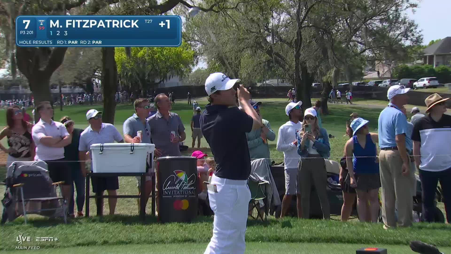 Matt Fitzpatrick uses nice tee shot to set up birdie at Arnold Palmer Invitational