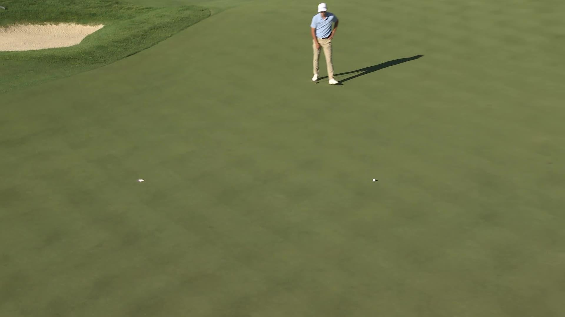 Patton Kizzire drains 27-foot birdie putt on No. 17 at Bank of Utah