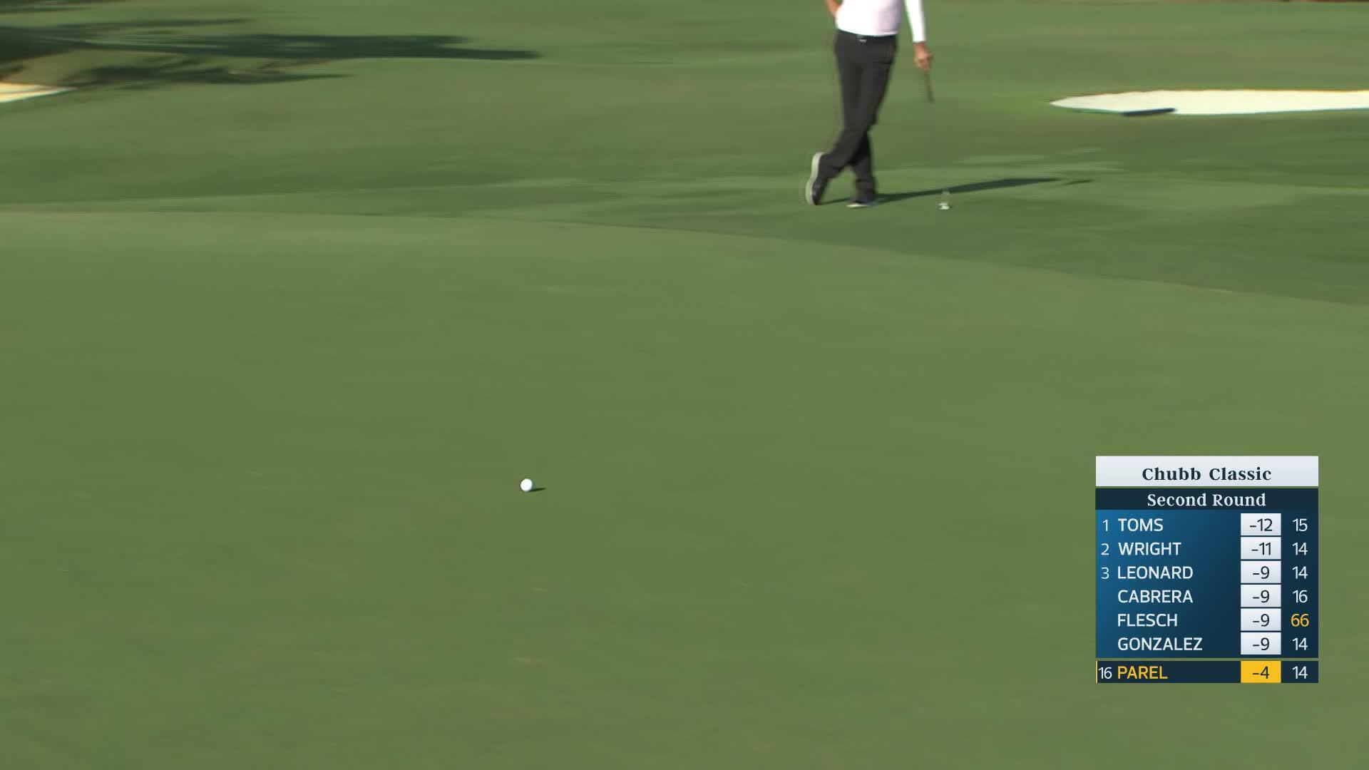 Scott Parel makes birdie on No. 15 at Chubb Classic