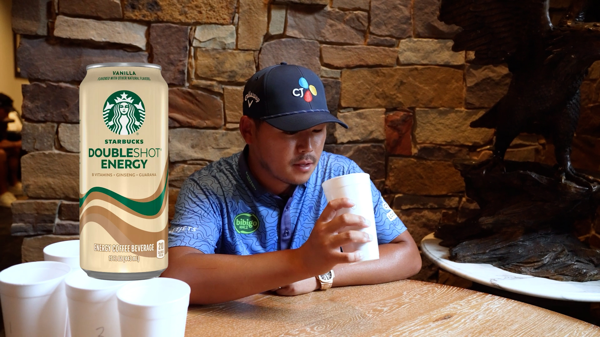 Si Woo Kim blind ranks energy drinks