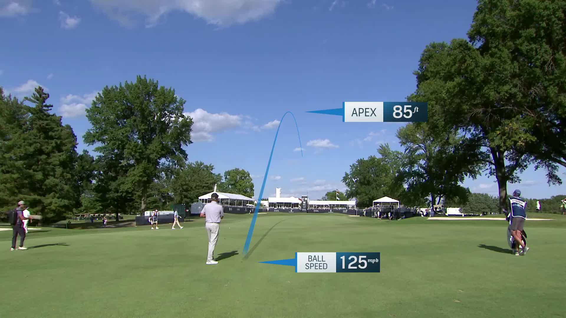 Paul Stankowski makes birdie on No. 18 at Stifel Charity Classic