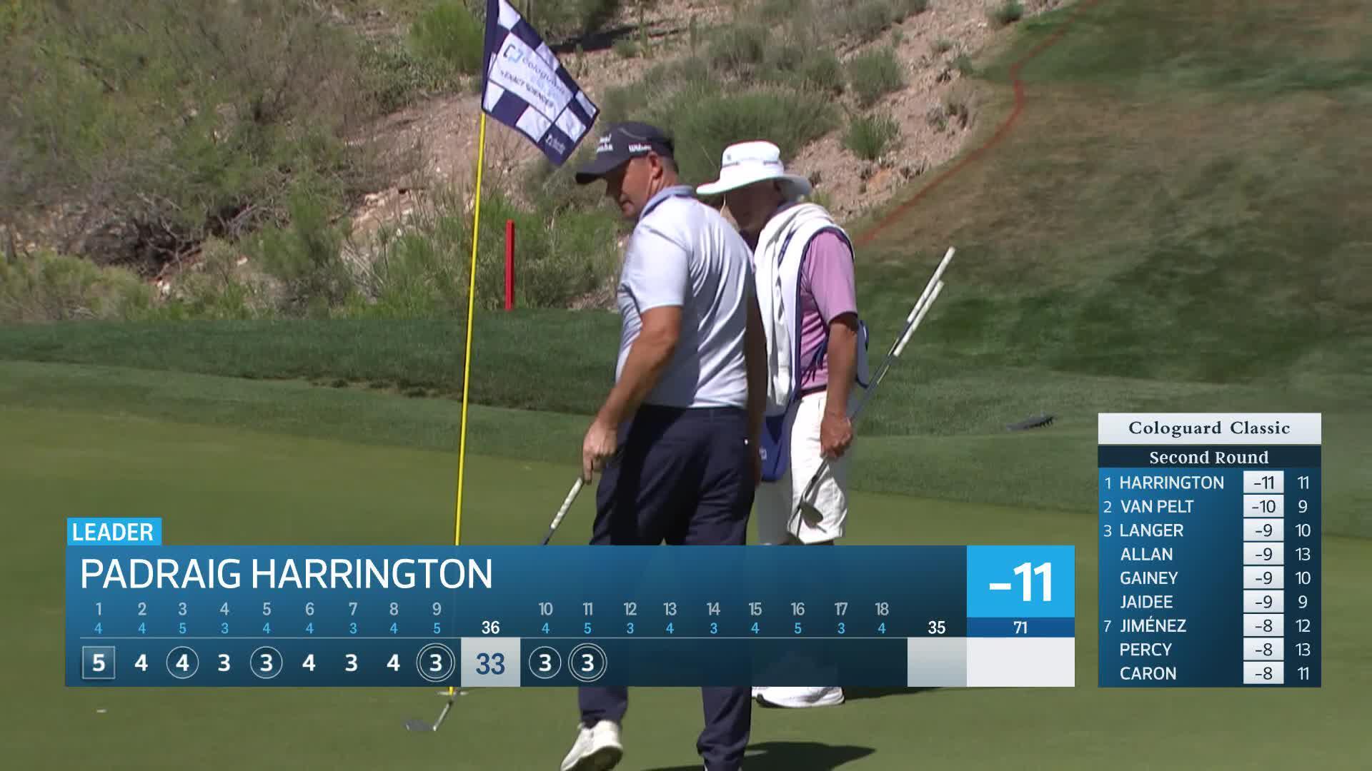 Padraig Harrington makes eagle on No. 11 at Cologuard Classic