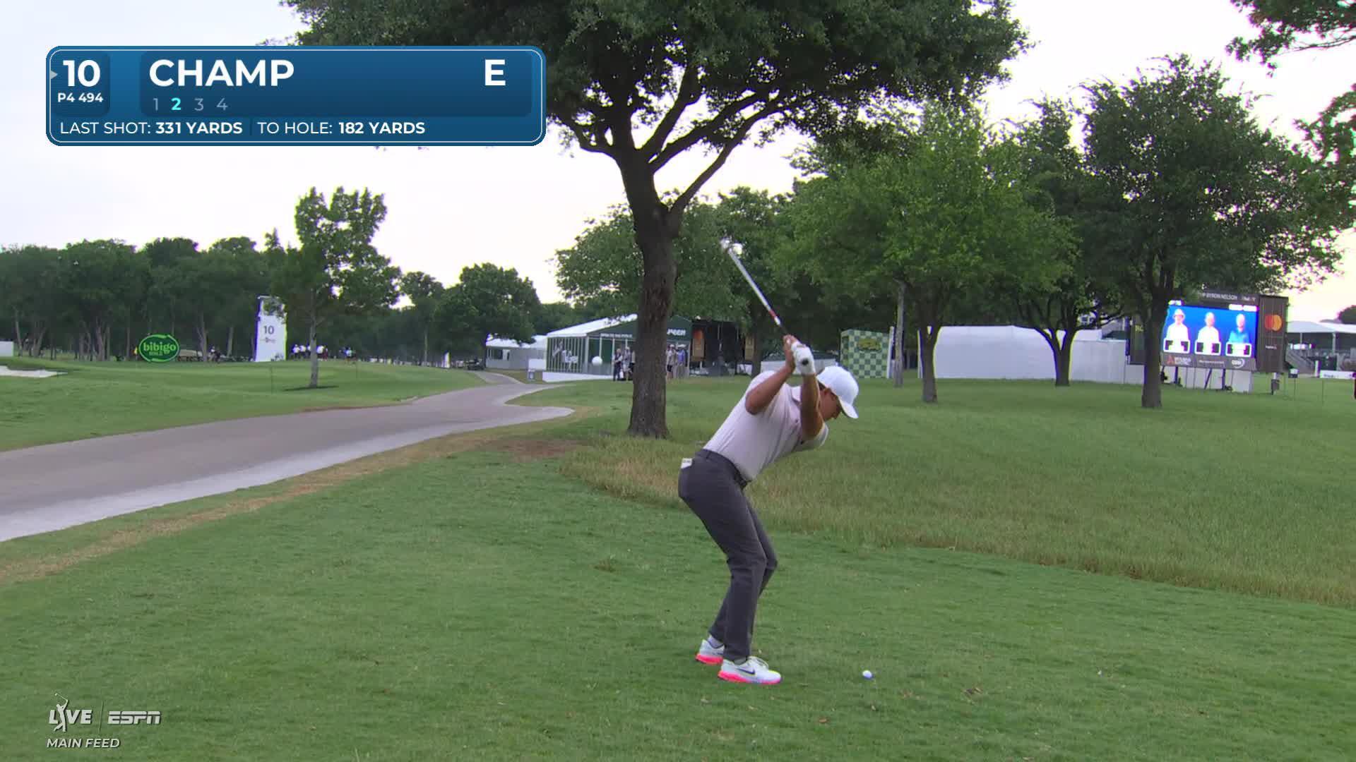 Cameron Champ makes birdie on No. 10 at THE CJ CUP