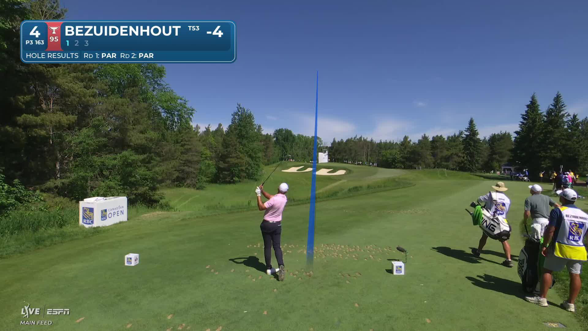 Christiaan Bezuidenhout nearly aces No. 4, sets up birdie at RBC Canadian