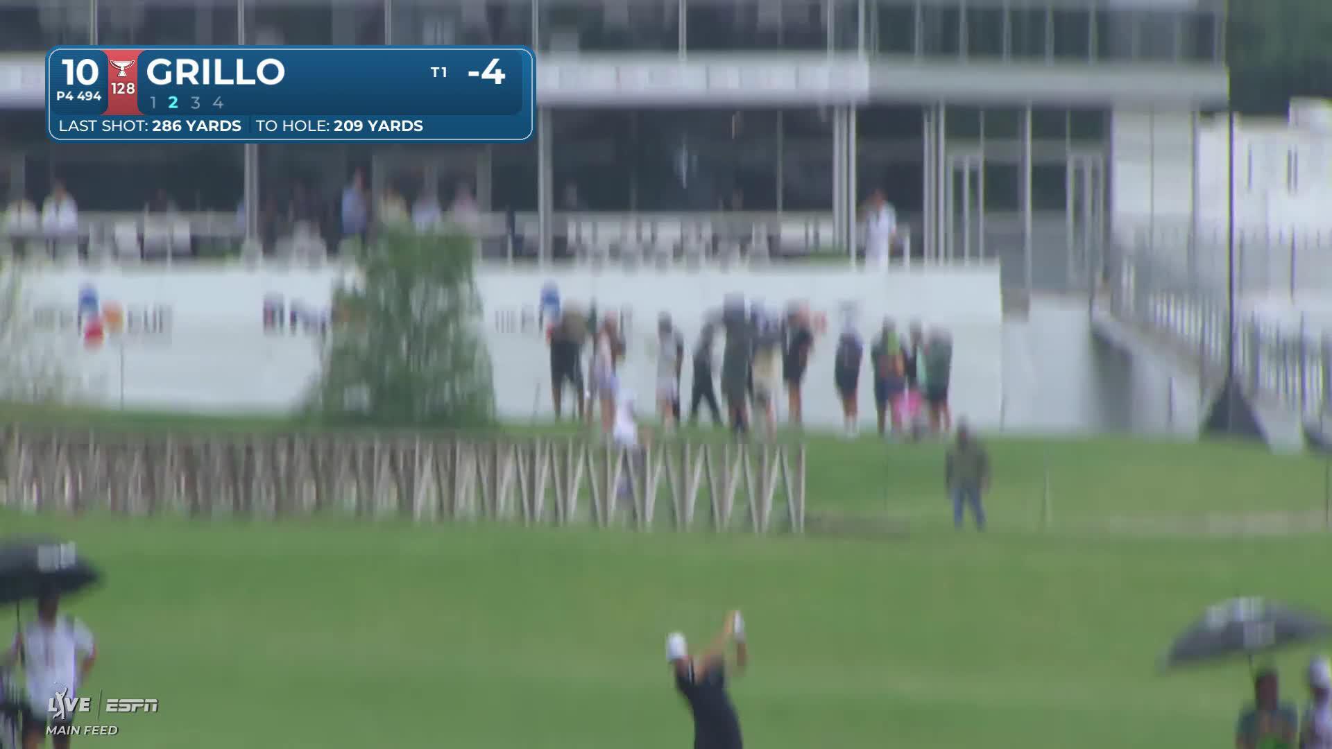 Emiliano Grillo makes birdie on No. 10 at THE CJ CUP
