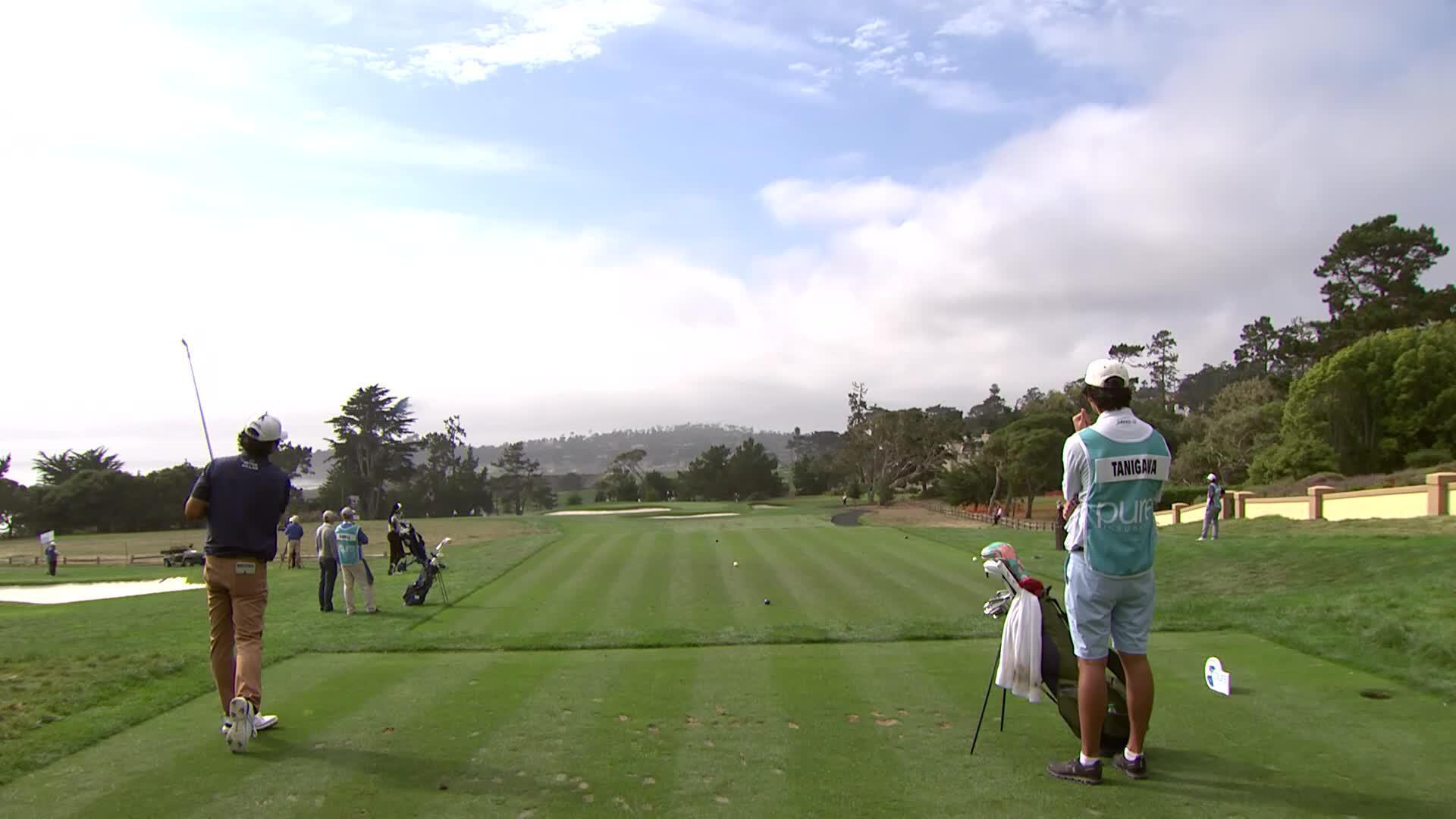 Ken Tanigawa makes birdie on No. 12 at PURE Insurance Championship